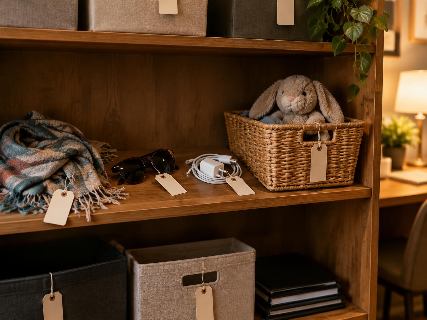 Tagged lost property kept safe in the back office